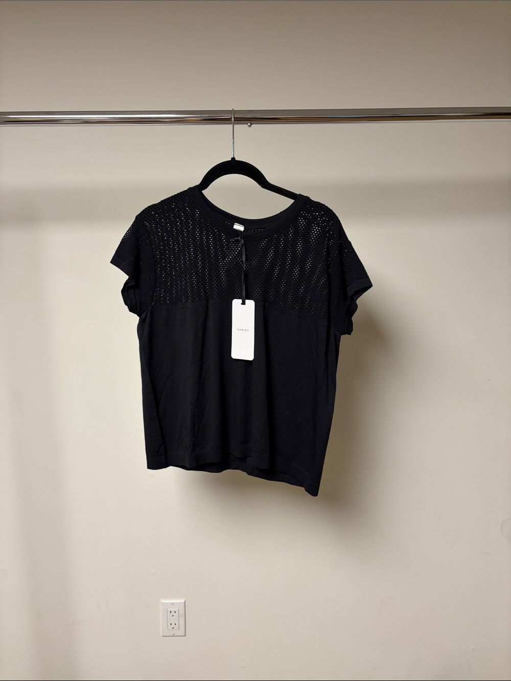 Varley calloway boxy tee black